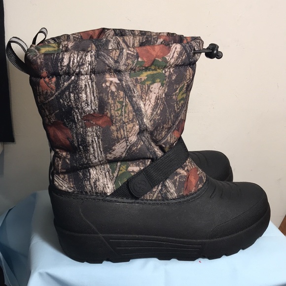 Man Northside 3M Thinsulate Camo and Black Boots Size 7 - Picture 1 of 9